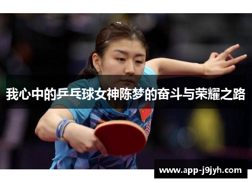 我心中的乒乓球女神陈梦的奋斗与荣耀之路